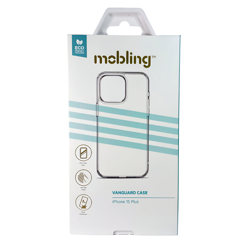 Mobling Vanguard Case (Suits iPhone 15 Plus) - Clear
