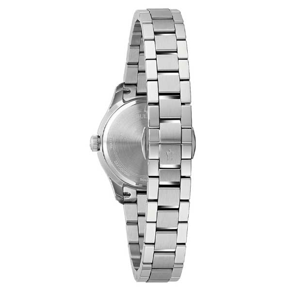 Bulova Grey Dial Classic Stainless Steel Women's Watch (96M164)