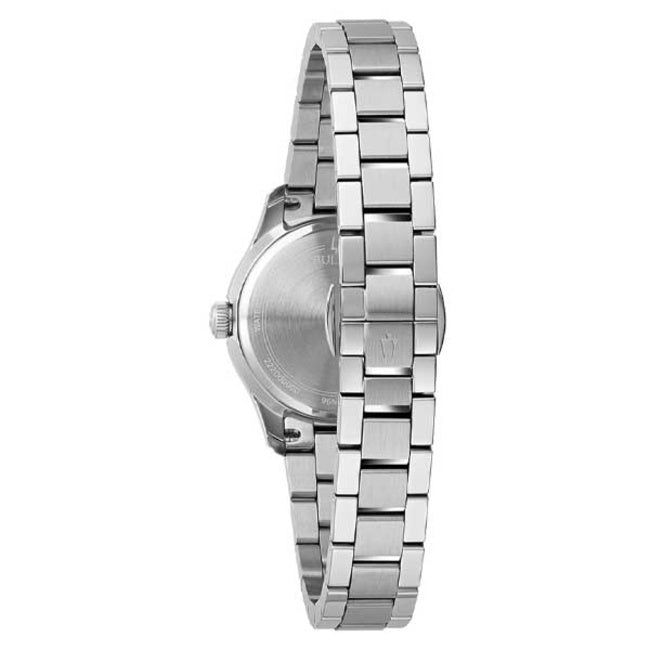 Bulova Silver Dial Classic Stainless Steel Women's Watch (96M162)