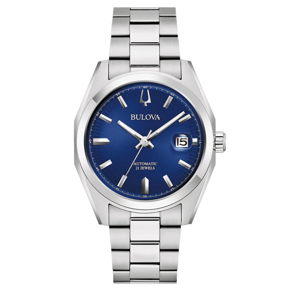 Bulova Classic Surveyor Automatic Blue Dial Men's Watch (96B436)