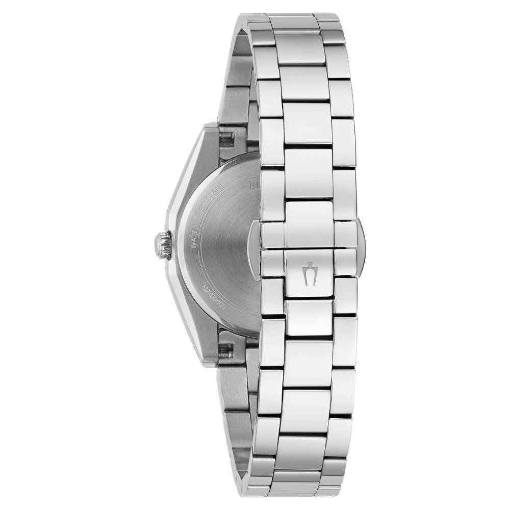 Bulova Classic Surveyor Quartz Ladies Pink Dial Women's Watch (96L348)