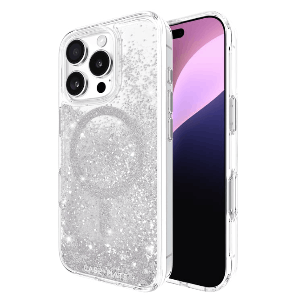 Case-Mate Waterfall MagSafe Case (Suits iPhone 16 Pro) - Silver