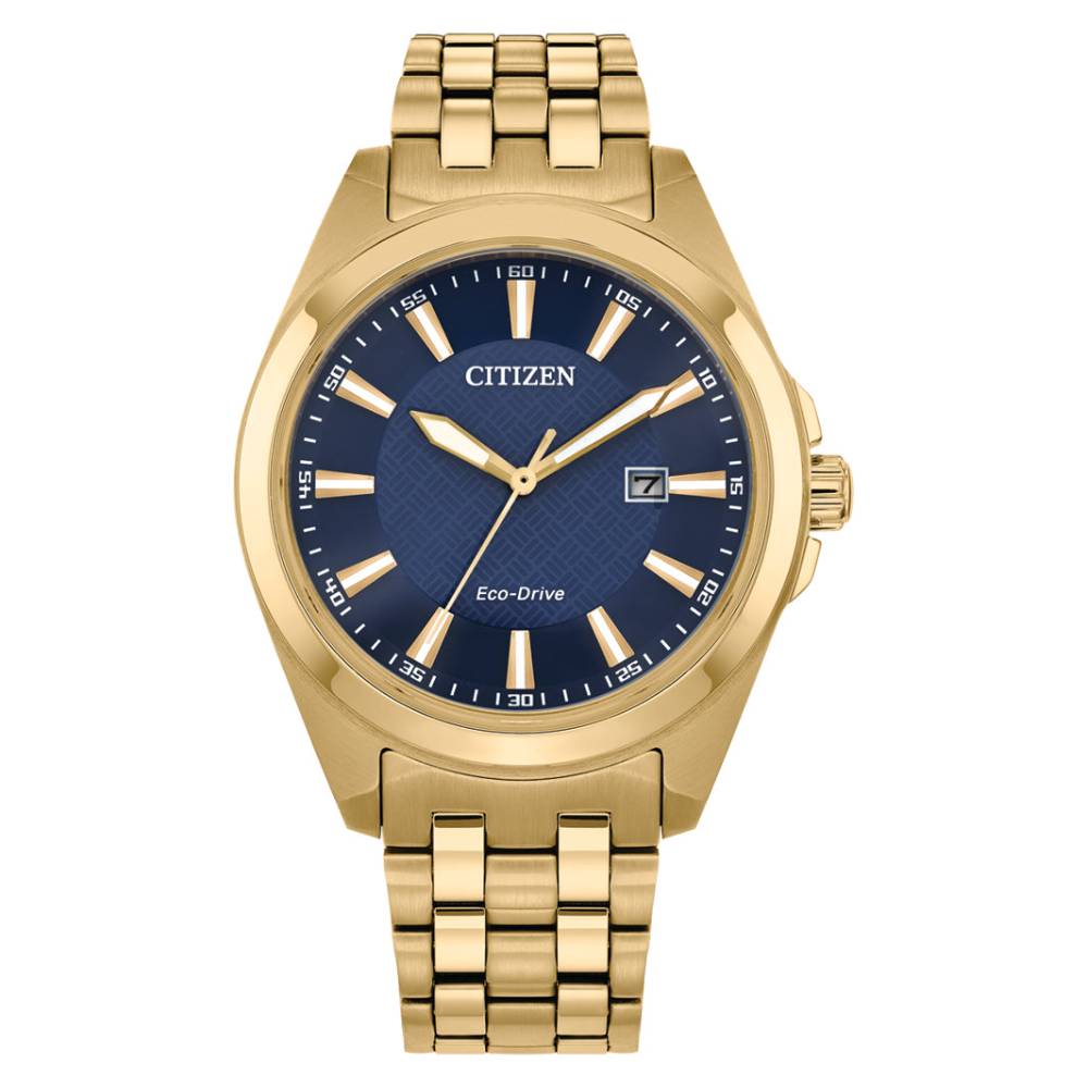 Citizen Peyten Eco-Drive Gold-Tone Stainless Steel Men's Watch (BM7532-54L)