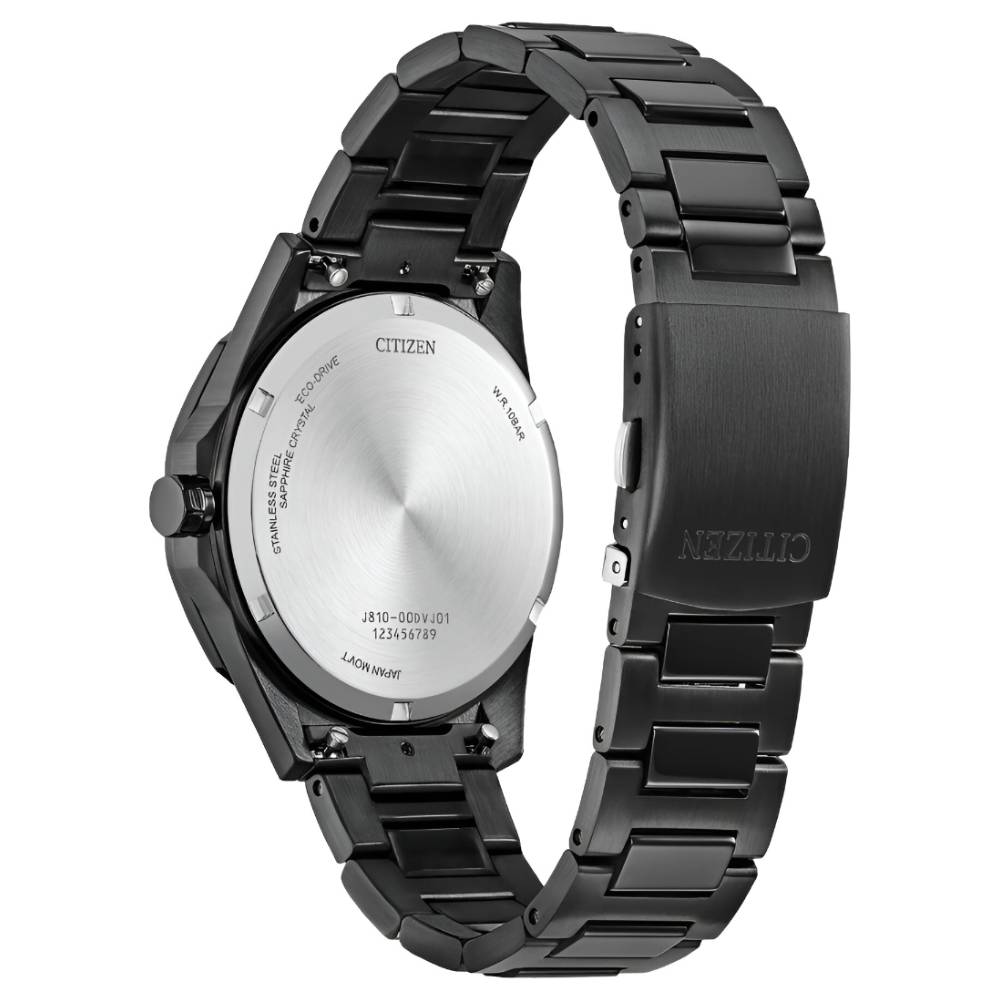 Citizen Brycen Black Dial Stainless Steel Men's Watch (AW1855-52E)
