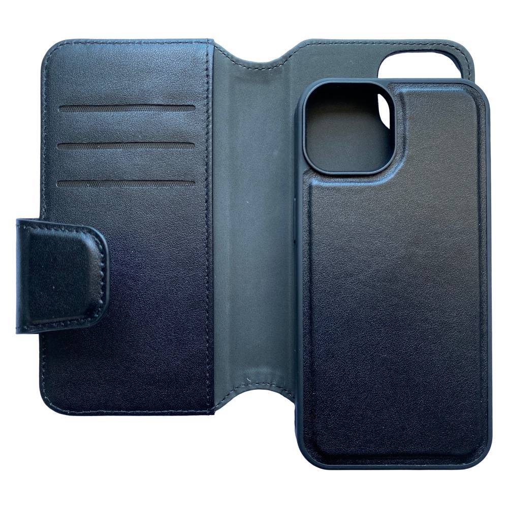 Mobling Leather Magnetic Magsafe Wallet (Suits iPhone 14 Pro Max) - Black