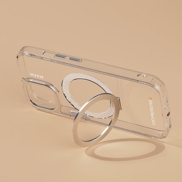 EFM Alta Armour with D3O BIO Case (Suits iPhone 15 Pro) - Clear