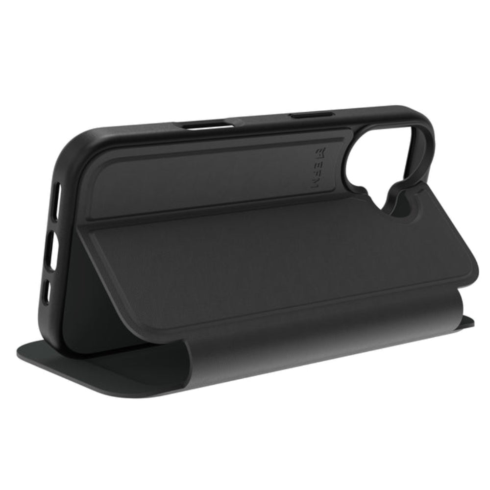 EFM Venice Wallet Case (Suits iPhone 17) - Black