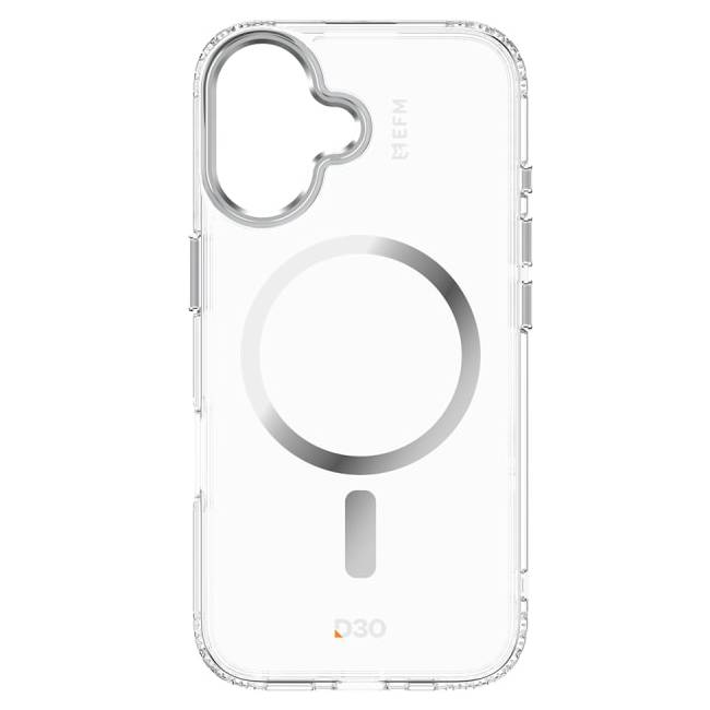 EFM Volta D3O Bio Case (Suits iPhone 16) - Clear