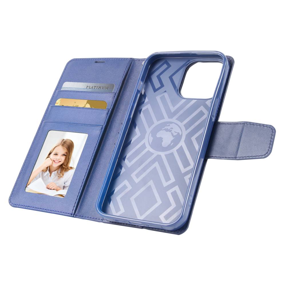 Soka Hanman Wallet Case (Suits iPhone 16) - Blue
