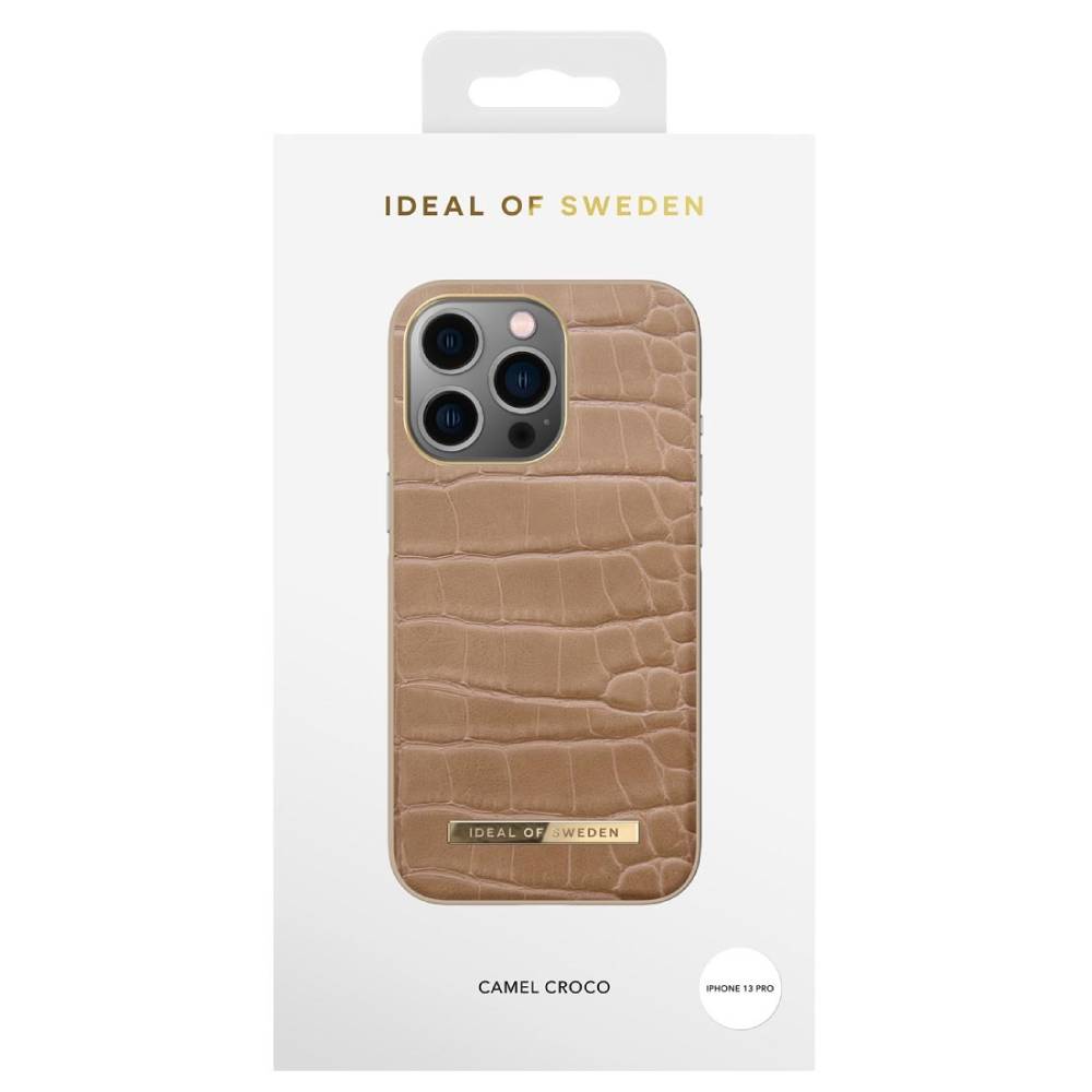Ideal Of Sweden Atelier Case (Suits iPhone 13 Pro) - Camel Croco