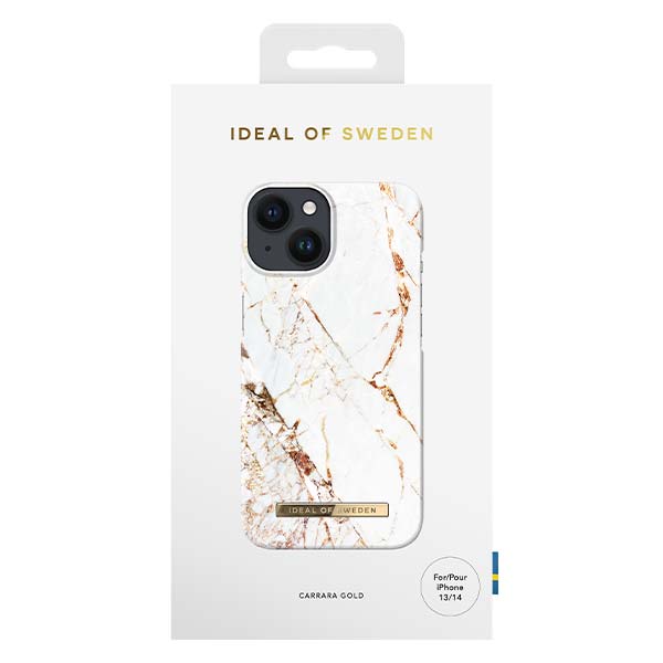 Ideal of Sweden Fashion MagSafe Carrara Gold Case (Suits iPhone 14 Plus)