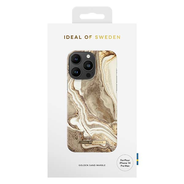 Ideal of Sweden Golden Sand Marble Case (Suits iPhone 14 Pro)