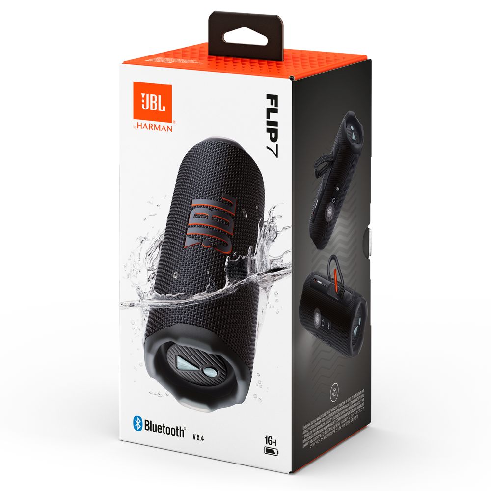 JBL Flip 7 Portable Bluetooth Speaker (Black)