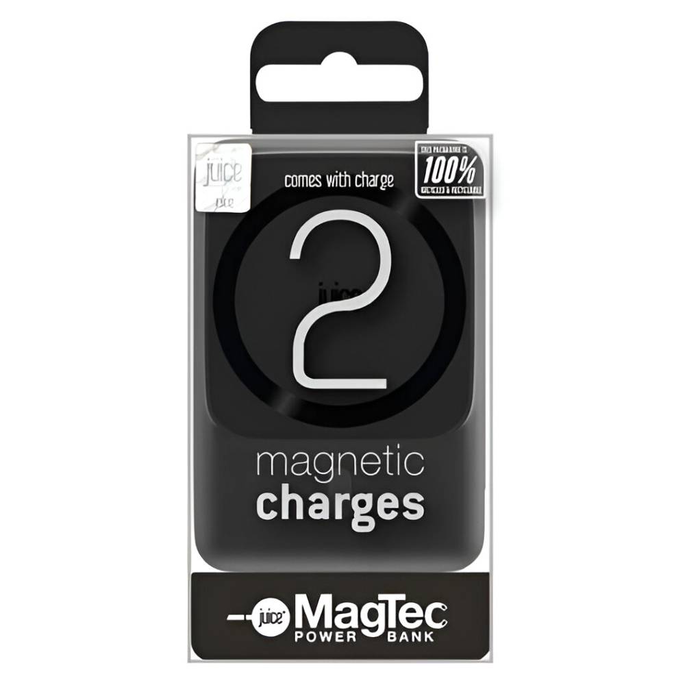 Juice MagTec 2 5000mAh Wireless Portable Power Bank - Black