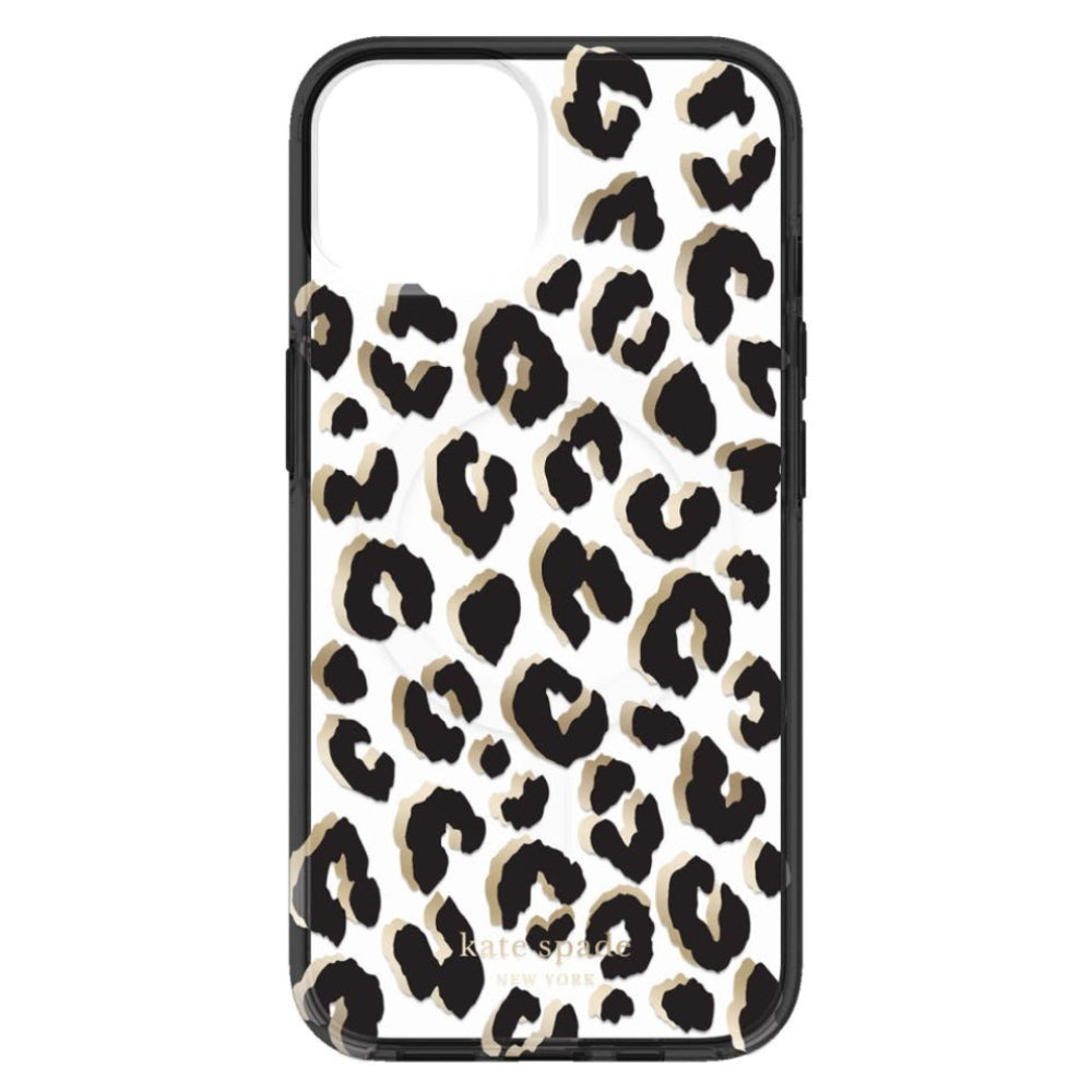 Kate Spade New York Protective Hardshell MagSafe Case (Suits iPhone 14 Plus) - City Leopard