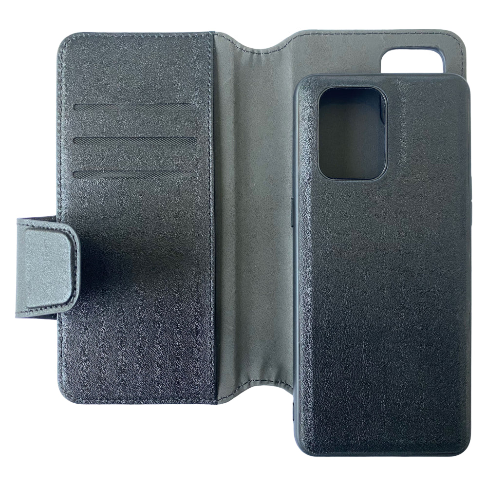 Mobling Detachable Magnetic Wallet Case (Suits Oppo Find X5 Lite) - Black