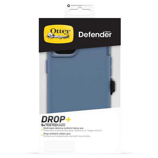 OtterBox Defender Case (Suits iPhone 15 Plus) - Baby Blue Jeans