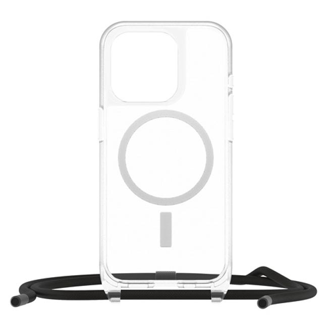 OtterBox React Necklace MagSafe Case (Suits iPhone 15 Pro) - Clear
