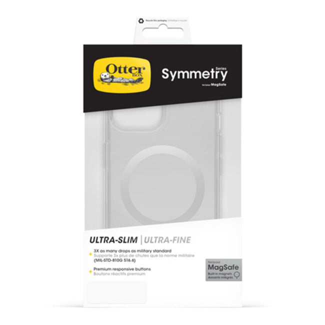 OtterBox Symmetry Plus MagSafe Case (Suits iPhone 15) - Clear