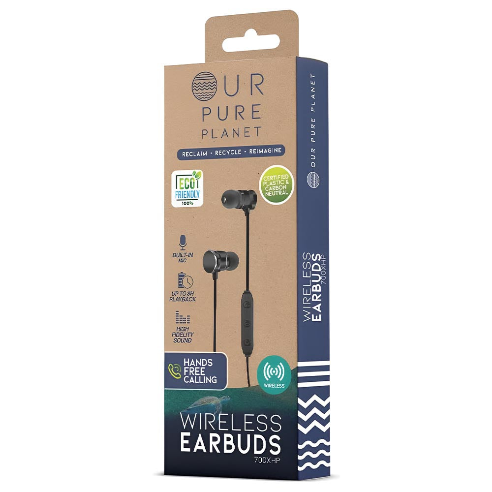 Our Pure Planet 700XHP Wireless Bluetooth In-ear Earbud Stereo Earset - Black