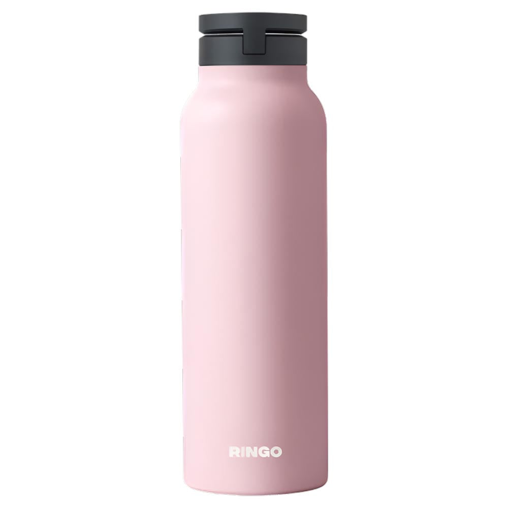 Ringo Water Bottle with Magnetic Phone Mount - Pink 710ml (24oz)