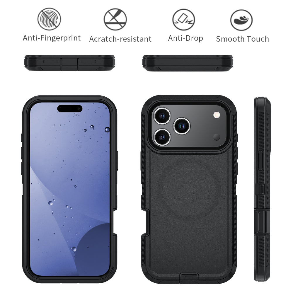 Soka Rugged Phone MagSafe Case (Suits iPhone 17 Pro Max) - Black