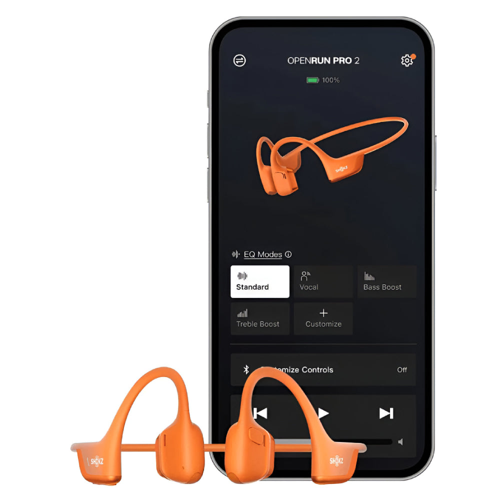 SHOKZ OpenRun Pro 2 Bone Conduction Sports Headphones Standard - Orange