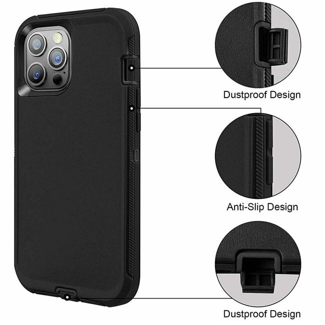 Soka Phone Case (Suits iPhone 15 Plus) - Black