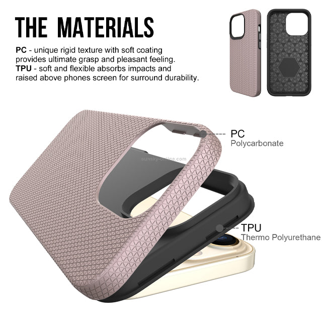 Soka Triangle Case (Suits iPhone 13 Pro Max) - Rose Gold