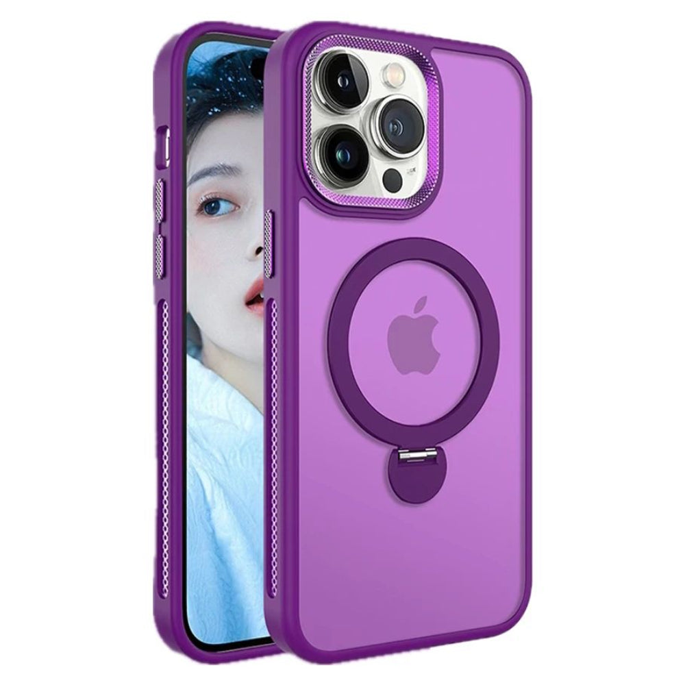 Soka Stand Magsafe Case (Suits iPhone 16) - Purple