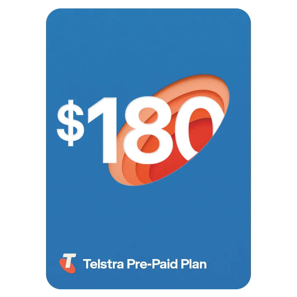 Telstra $180 Prepaid SIM Card