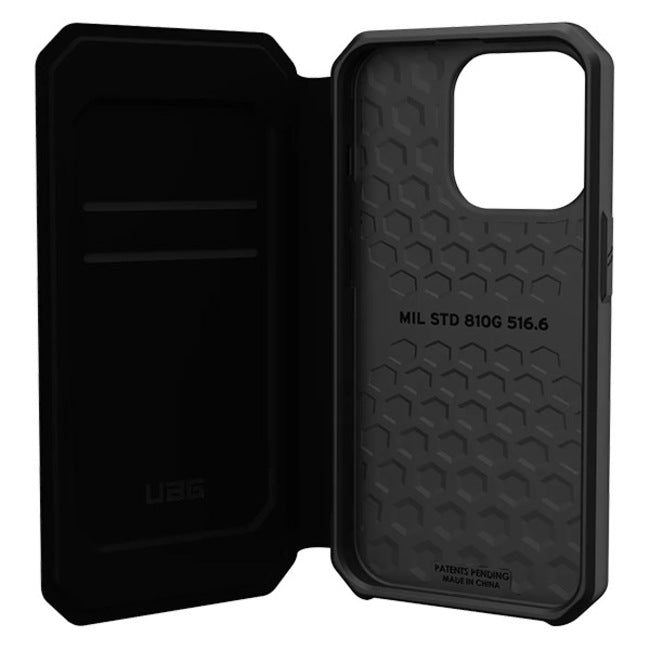 UAG Metropolis Case (Suits iPhone 14 Pro) - Kevlar Black