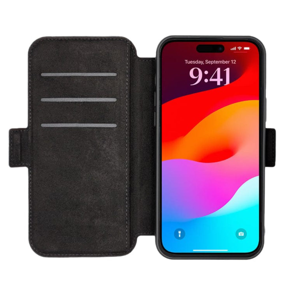 Urban Everyday Magsafe Wallet Case (Suits iPhone 15 Pro) - Black