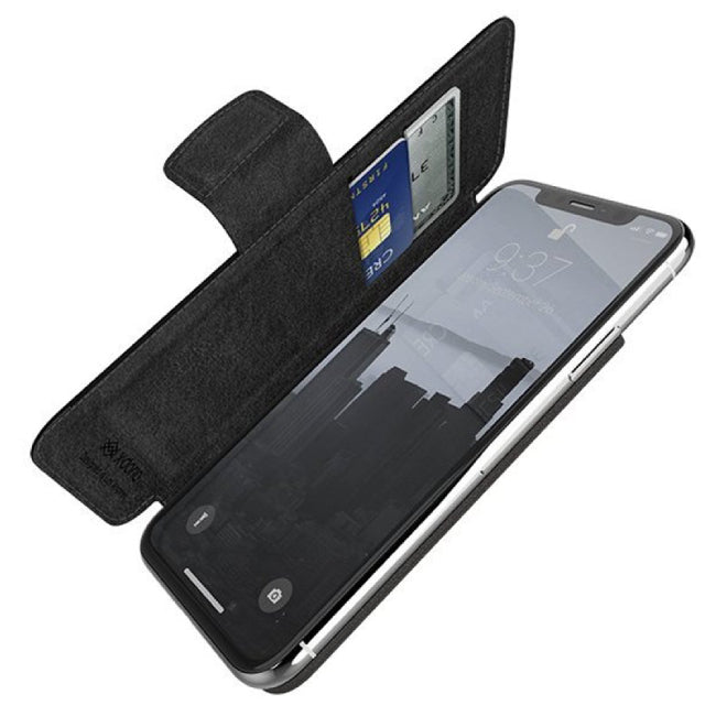 X-Doria Folio Air Wallet Flip Protective Case (Suits iPhone 11 Pro Max) - Black