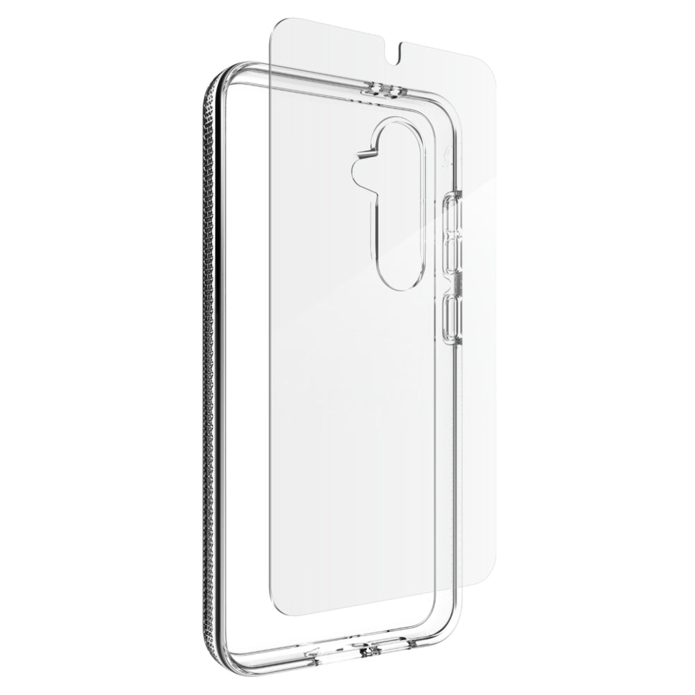 ZAGG Crystal Palace & Glass Elite Bundle (Suits Galaxy S24 FE) - Clear