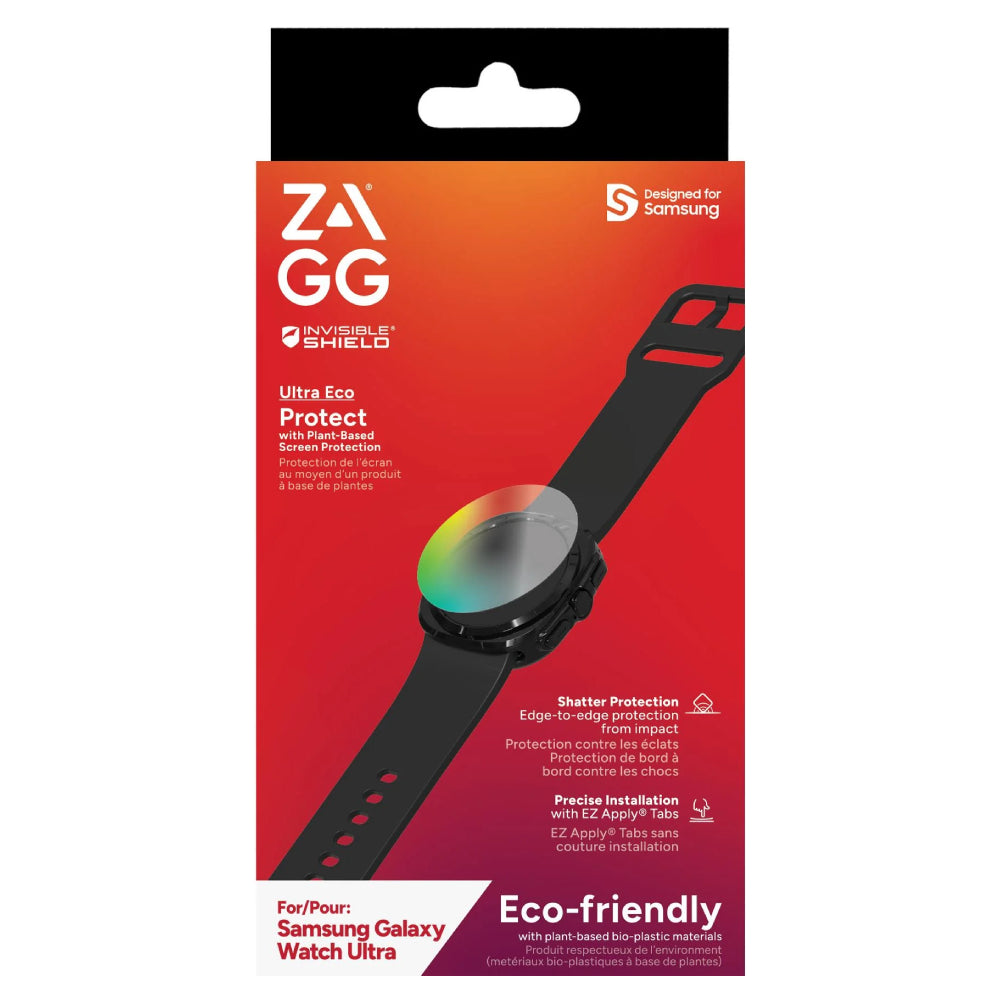 ZAGG Ultra Eco Galaxy Watch 7 & Pro - Clear