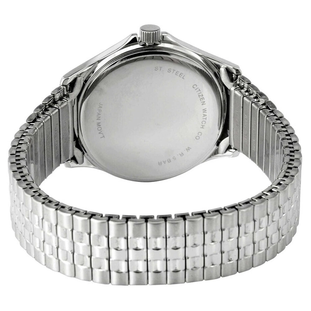 Citizen Dress White Dial Stainless Steel Men's Watch (BF5000-94A)