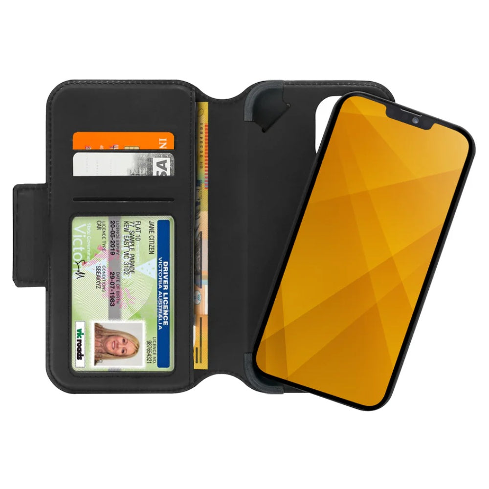 3sixT DuoFolio Case (Suits iPhone 13 Pro) - Black