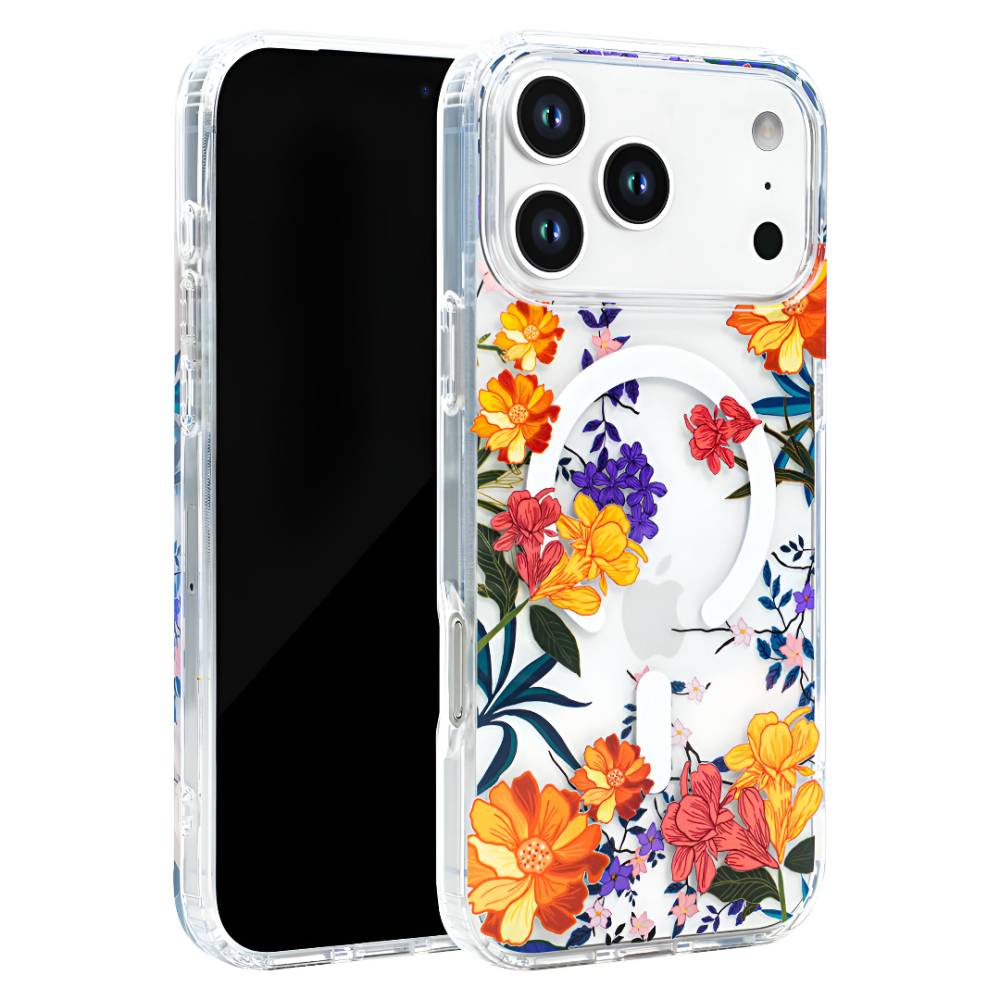 Soka Flower MagSafe Case (Suits iPhone 17 Pro) - Colorful Flower
