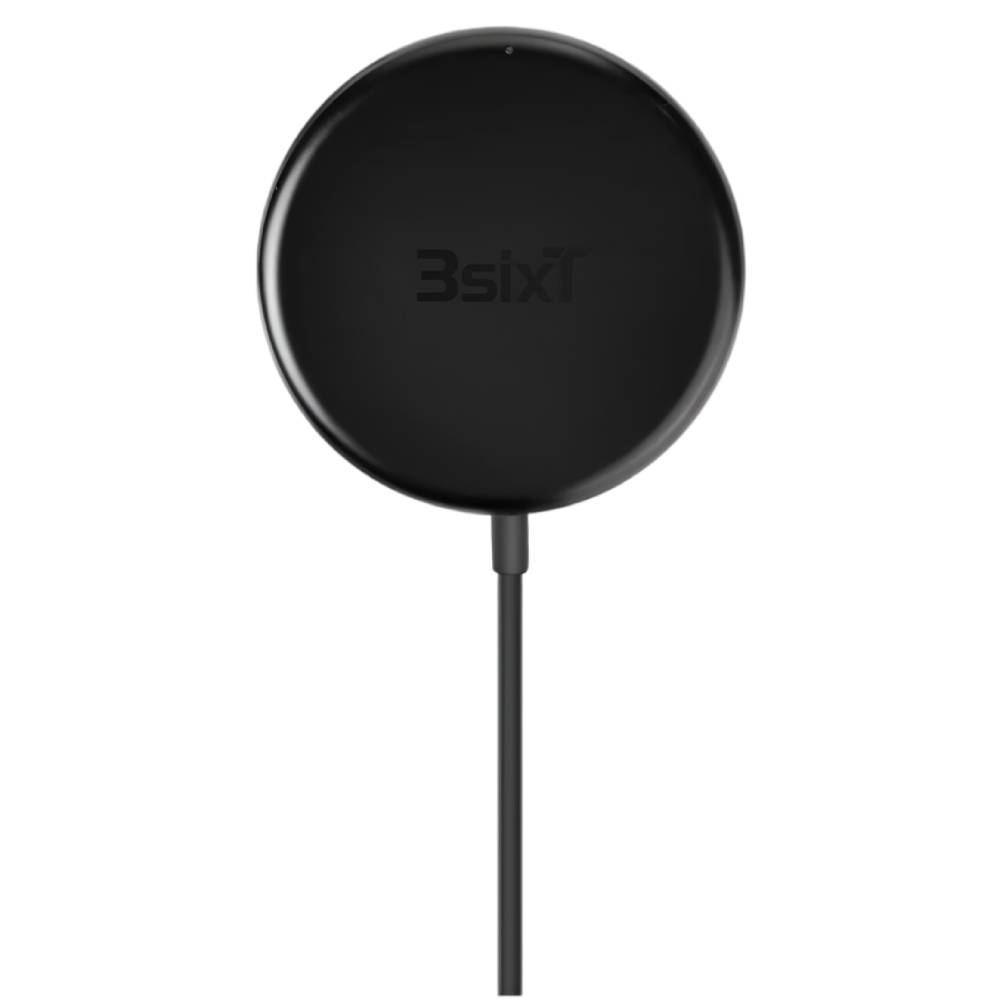3sixT 15W Magnetic Wireless Charger - Black