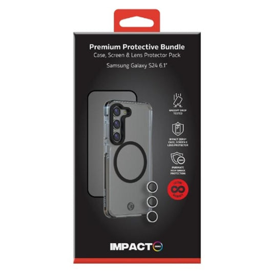 3sixT Impact Zero Premium Case / Screen Protector / Lens Protector (Suits Galaxy S24)