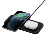3sixT Karma 15W Dual Wireless Charger with Adapter - Black