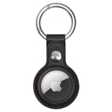 Soka Airtag Leather Case - Black