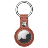 Soka Airtag Leather Case - Brown