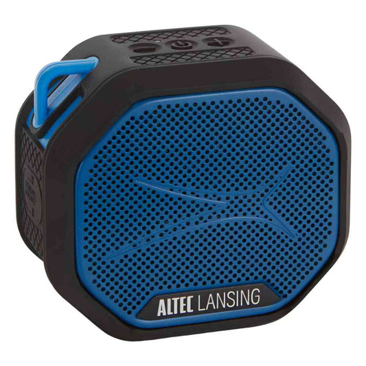 Altec Lansing HydraTrek Rugged Portable Bluetooth Speaker - Blue