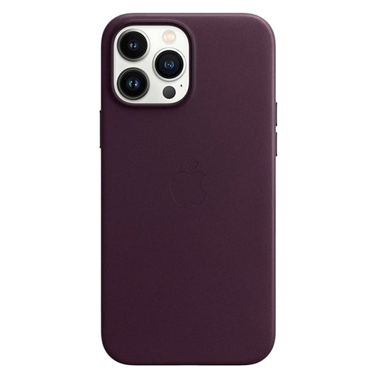 Apple MagSafe Leather Case (Suits iPhone 13 Pro Max) - Dark Cherry