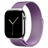 Soka Milan Metal Bands for Apple Watch (42/44/45/46/49 MM) [S10] - Purple