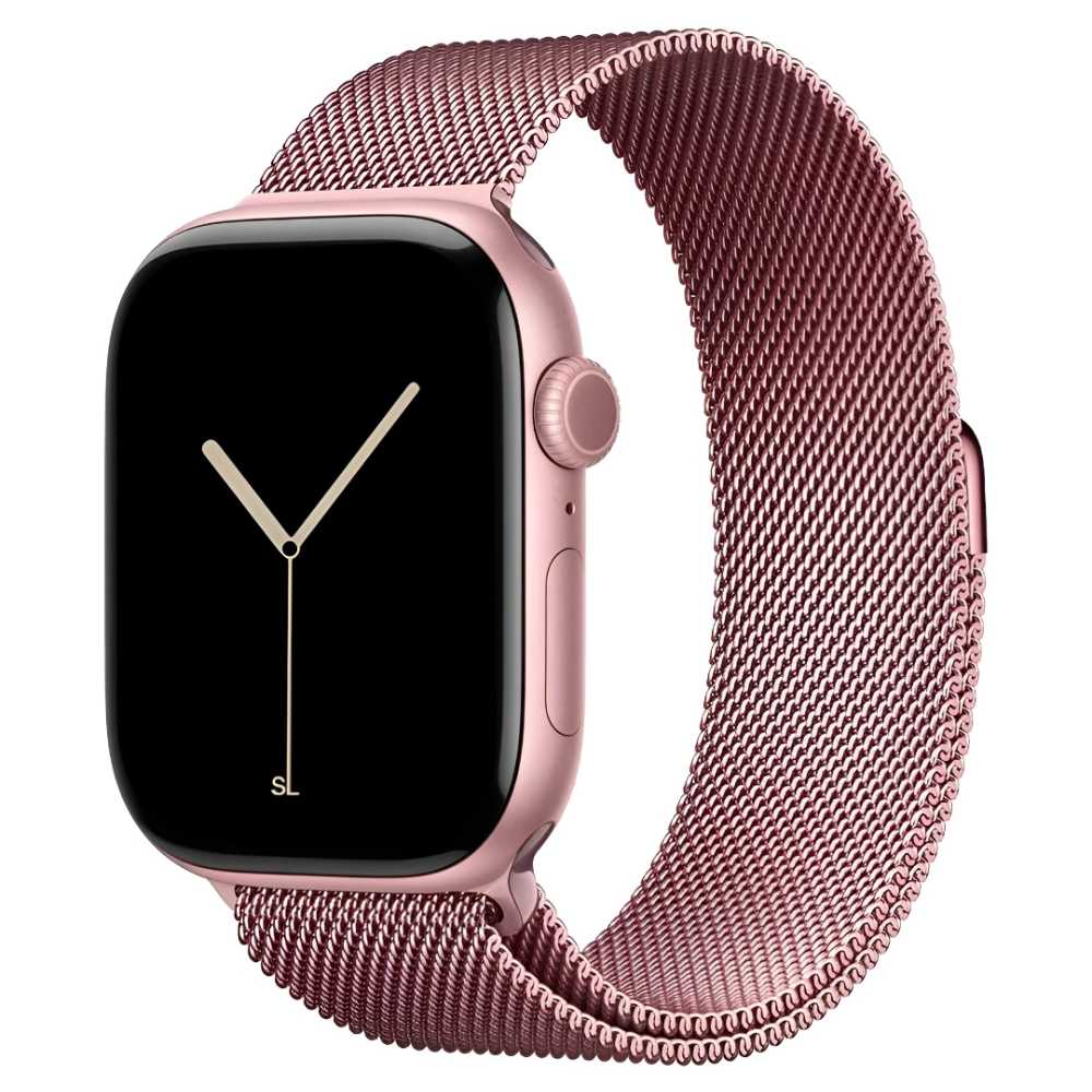 Soka Milan Metal Bands for Apple Watch (42/44/45/46/49 MM) [S10] - Rose Gold