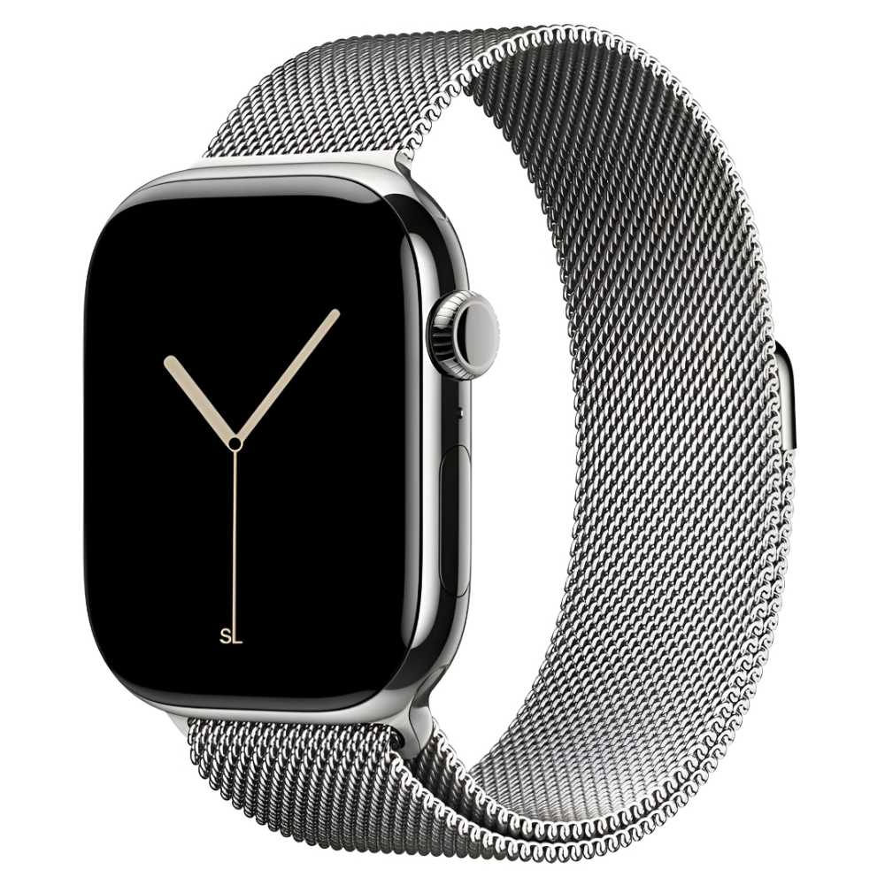 Soka Milan Metal Bands for Apple Watch (42/44/45/46/49 MM) [S10] - Silver