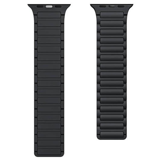 Soka Ocean Silicone Magnetic Apple Watch Band (38/40/41/42 MM) [S10/S11] - Black